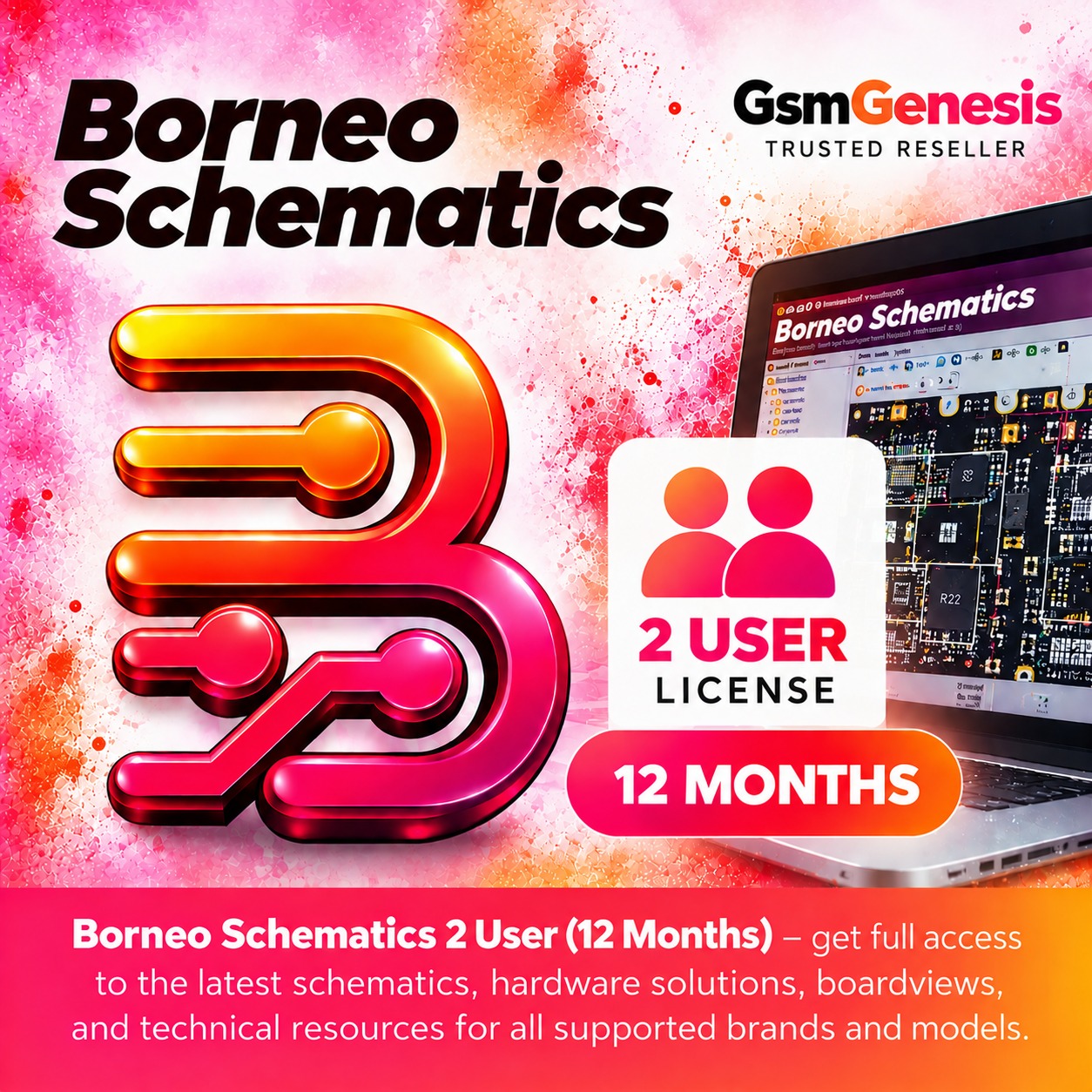 Borneo Schematics 2 Users (12 Months)