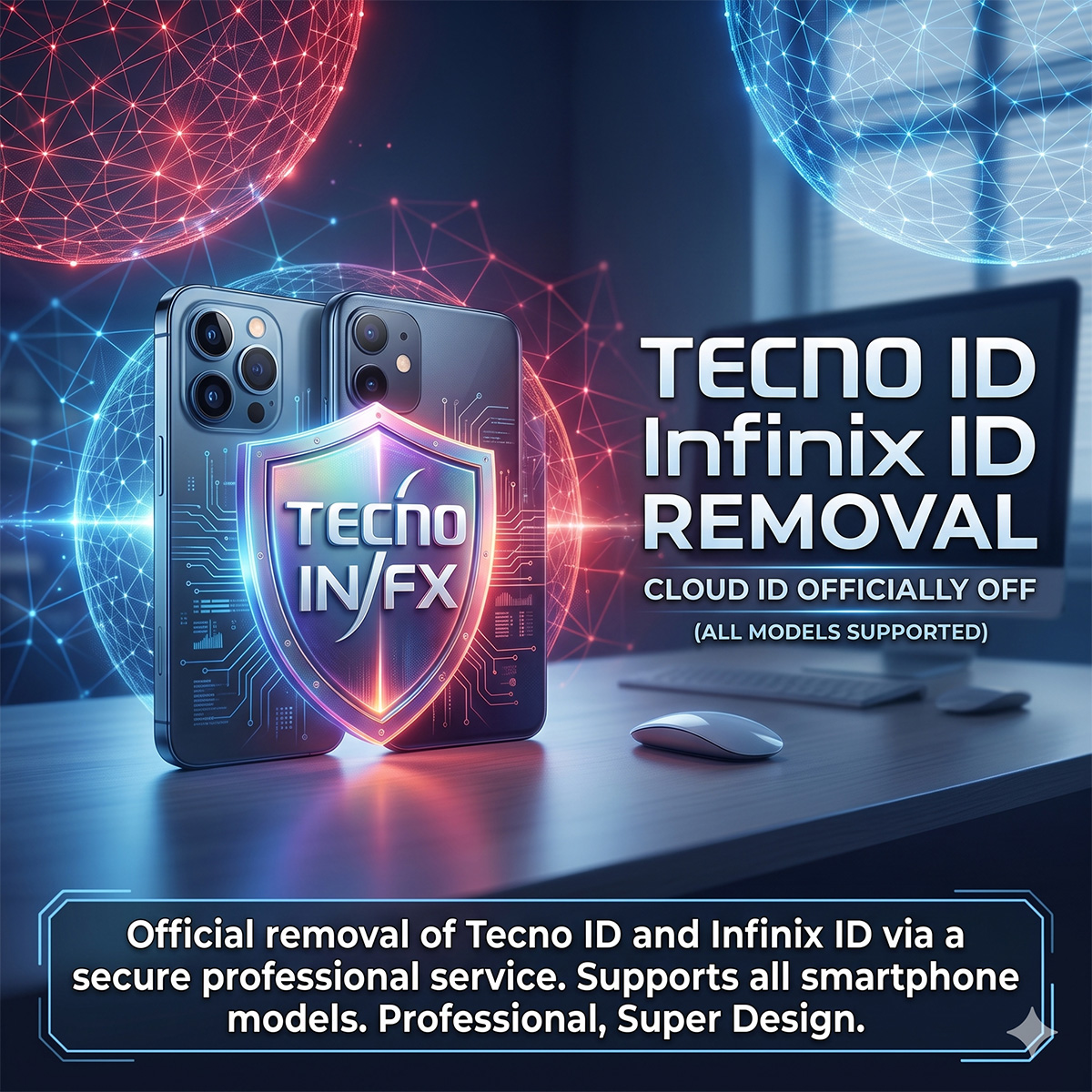#1 Tecno ID / Infinix ID Removal - Cloud ID Officially OFF (No refund)