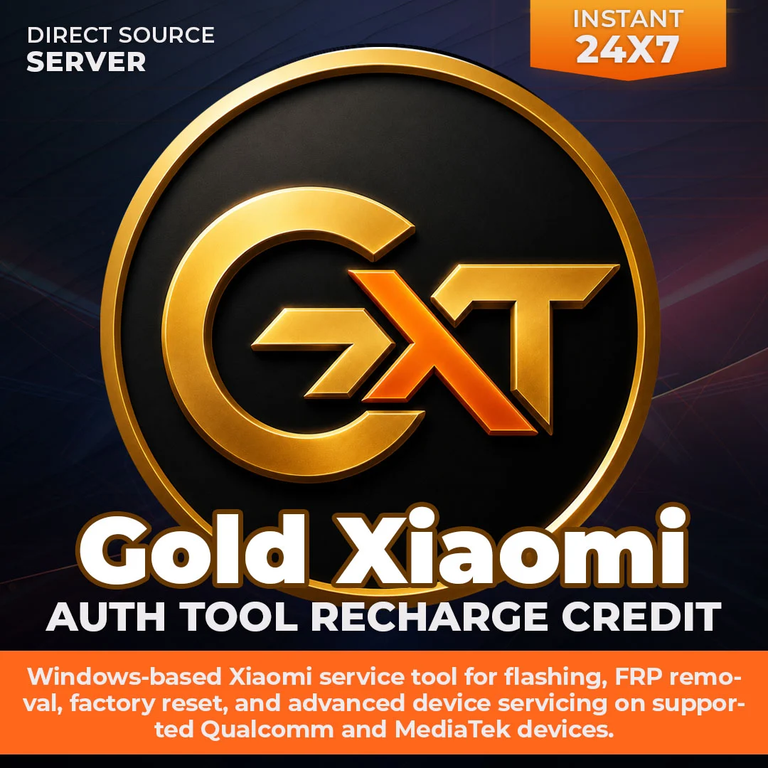 Gold Xiaomi Auth Tool Recharge Credit (existing user)